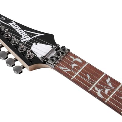 Ibanez Steve Vai Signature 6 String Electric Guitar - Black (JEMJRBK) image 4