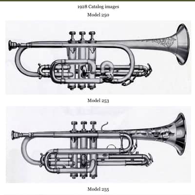 Buescher True Tone Model 250 (very rare) Bb and A Cornet (Popularity Model) (1928) SN 247989 (Silver plated)(gold wash bell) image 20
