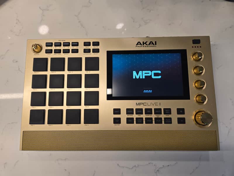 Akai MPC Live II Standalone Sampler / Sequencer Gold Edition 2022 - Present - Gold image 1