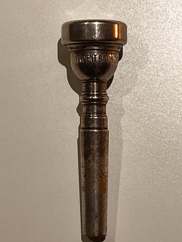 Bach Vincent Bach Corp 10.5 C Trumpet Mouthpiece 1968 - Silver image 1