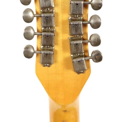 Vintage Mosrite 4x12 Double Neck Electric Bass & 12 String Guitar w/ OHSC Ink Blue Custom Order One of a Kind! image 12
