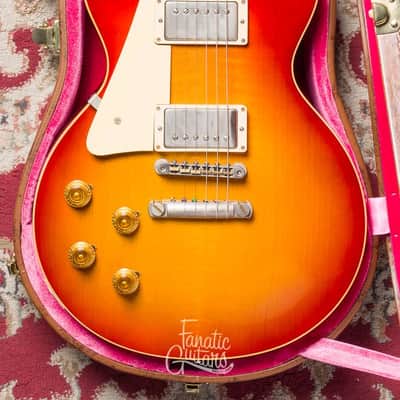 Gibson Les Paul Standard 58' Reissue Left-Handed - Washed Cherry Sunburst VOS #871490 Second Hand image 2