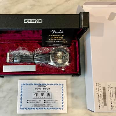 Seiko Fender Limited Edition 1954 70th Anniversary Stratocaster Chronograph X Watch 2024 - Only 1954 Made image 1