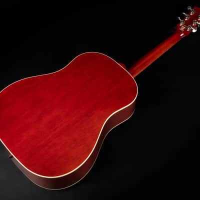 2021 Gibson Slash Signature J-45 - Vermillion Burst | USA All Solid Slope Shoulder Dreadnought Acoustic Guitar Guns N' Roses L.R. Baggs Pickup | CoA OHSC image 12
