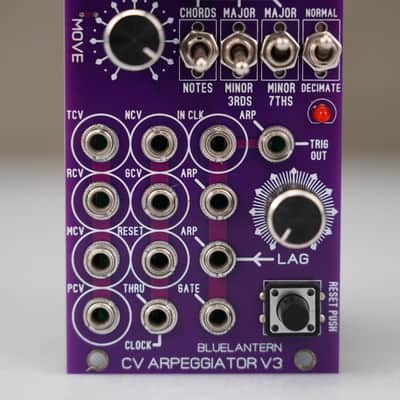 Blue Lantern CV Arpeggiator V3 Eurorack Synthesizer Module #58466 image 4