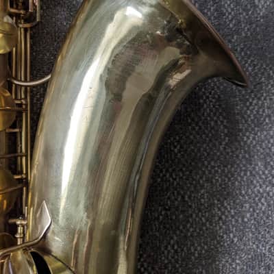 Buffet Crampon Cie Evette & Schaeffer 1927 - Vintage Lacquer Bari Sax Paris France Baritone Saxophone image 10
