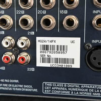 Yamaha MG24/14FX 24-Input 14-Bus Mixing Console with Effects CG01LR9 image 18