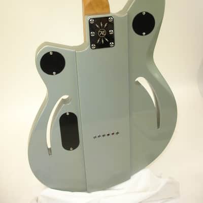 Reverend Airsonic HB Electric Guitar, Metallic Silver Freeze image 11
