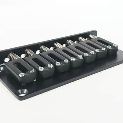 Hipshot Ibanez Flat Plate 7 String Upgrade Bridge Black 4IBF07B image 1