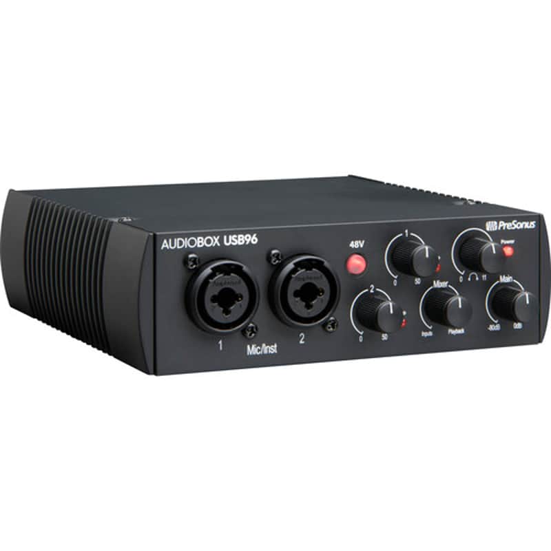 PreSonus AudioBox USB 96 Desktop 2x2 USB Audio/MIDI Interface (25th-Anniversary Black) image 1