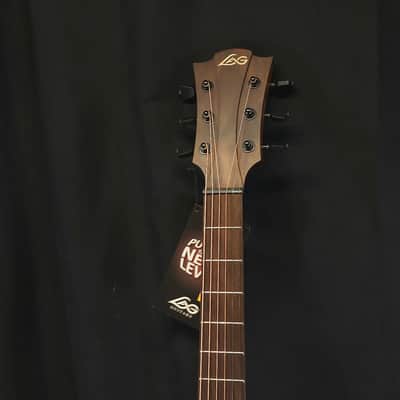 Lag Tramontane T118ABCE-BLK Acoustic Electric Guitar w/ Gig Bag image 6