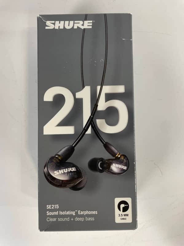 Shure SE215 Single Driver In-Ear Monitors, Black imagen 1