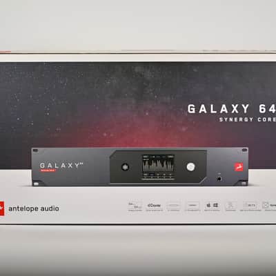 Antelope Audio Galaxy 64 Synergy Core Dante / Pro Tools HDX / Thunderbolt 3 Audio Interface 2021 - Present - Black imagen 1