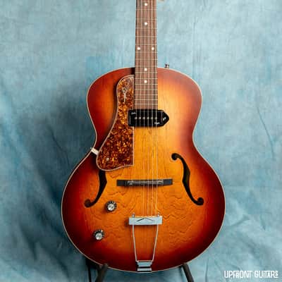 Godin 5th Avenue Kingpin P90 Left-Handed Cognac Burst 2026 Hollowbody Electric Guitar No Bag/Case image 7