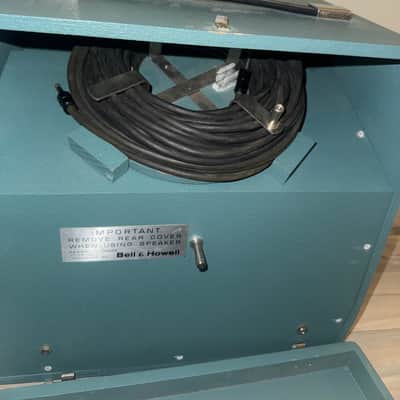 Bell & Howell speaker 60s - Teal image 6