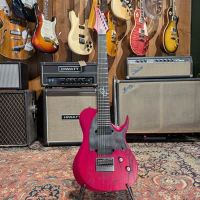 Solar Guitars 7-String Type T w/ Evertune Bridge T1.7TBR 2022 - Trans Blood Red Matte image 5