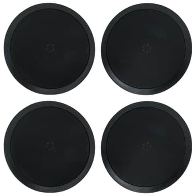 KEF HTS3001 Uni-Q Satellite Home Theater Speaker Pair Black Glossy