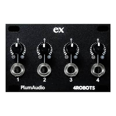 Plum Audio EX12 Eurorack CV Expander 1U Module (Black) image 2