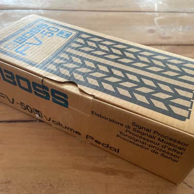 Boss FV-50H High-Impedance Stereo Volume Pedal 1987 - Present - Black/Blue image 4