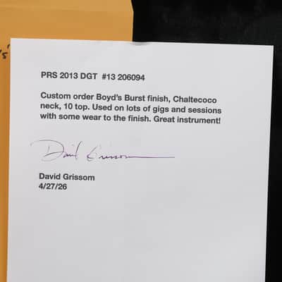 PRS 2013 DGT Boyds Burst Owned by David Grissom image 24
