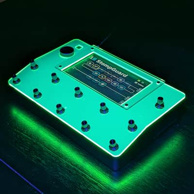 Green Neon Fluorescent Magnetic Quad Cortex StompGuard Protective Cover image 6