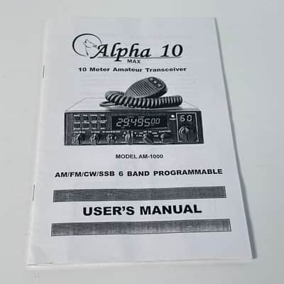AnyTone Alpha 10 MAX Mobile Transceiver 10 Meter Radio image 14