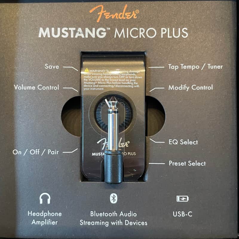 Fender Mustang Micro Plus Headphone Guitar Amp in Mint Condition image 1