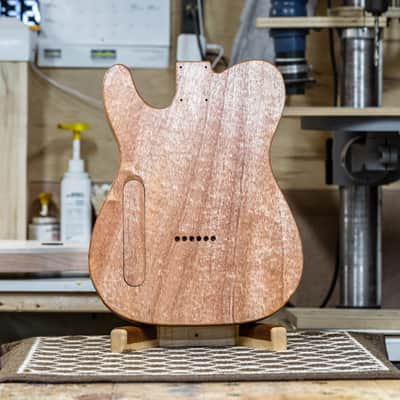 Spalted Maple Tele Body / Spalted Maple & Mahogany Tele image 4