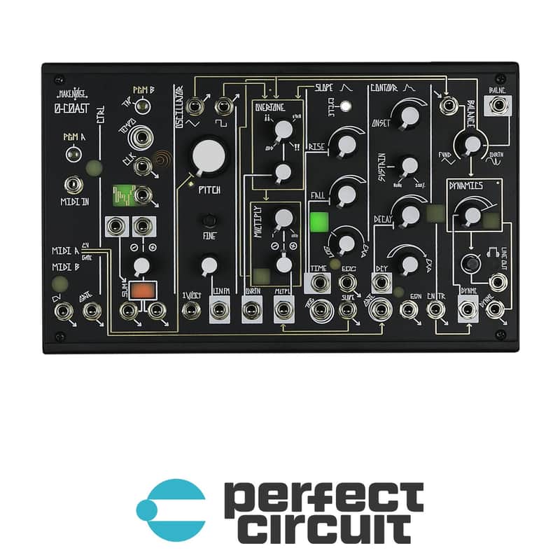 Make Noise 0-Coast Desktop Semi-Modular Analog Synthesizer image 1