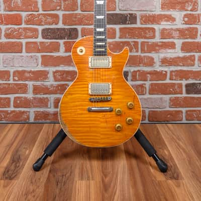 Gibson Custom Shop Les Paul Standard w/Brazilian Rosewood Fingerboard Tom Doyle "Time Machine" Lemon Burst Flame Maple Top 2017 w/OHSC image 4