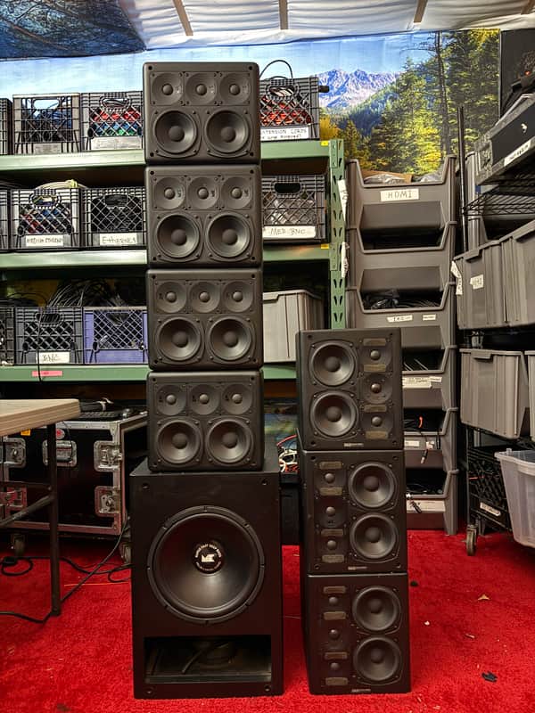 Miller & Kreisel M&K 7.1 Surround Sound System (Set 1) - MPS-5410 Sub, 3x MPS-2510, 4x S-100B | Local Pickup Only 1990-2000 image 1