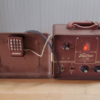 CONN  Strobe Tuner Model ST8 '60s - '70s - brown image 9