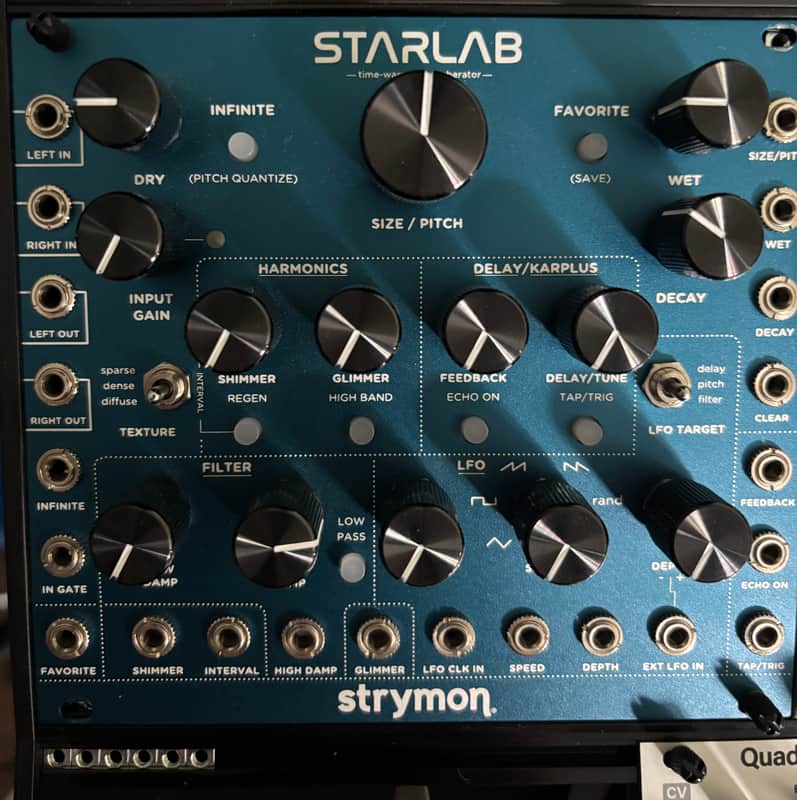Strymon StarLab Time-Warped Reverberator 2021 - Blue image 1