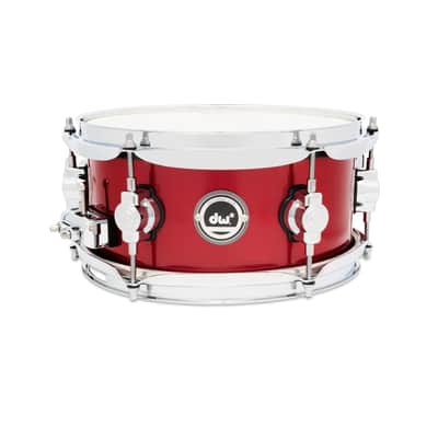 DW DWe Electronic/Acoustic Snare Drum 10x5 Black Cherry Metallic image 1