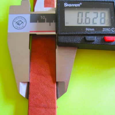 Leather Bass Drum Pedal Strap - Vintage NOS image 5