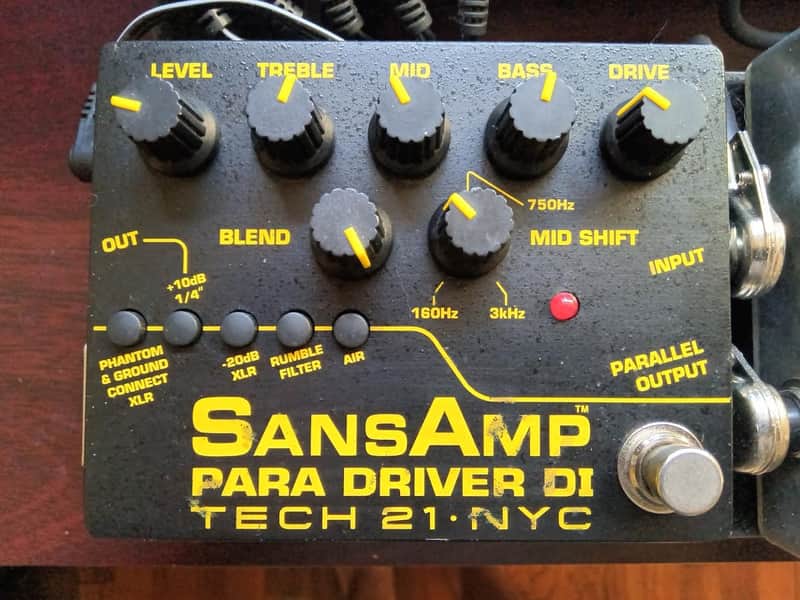 Tech 21 SansAmp Para Driver DI V2 2010s - Black image 1