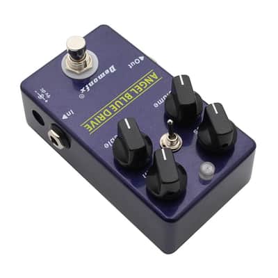 Demonfx ANGEL BLUE DRIVE Guitar Effect Pedal Overdrive With 2 mode Toggle Switch image 7