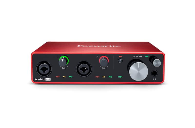 Focusrite Scarlett 4i4 4 x 4 USB Audio Interface, 3rd Generation image 1