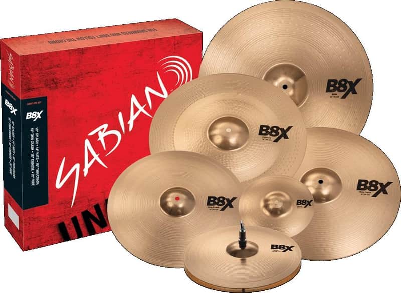 SABIAN 45006X B8X Complete Set 6-Pack Cymbal Package Made In Canada image 1