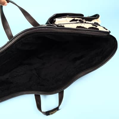 Levy's Canada Guitar Leather Case Cow Cowprint image 9