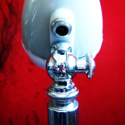 Vintage 1960's Kent M-20 crystal bullet microphone High Z Harp w Atlas stand Olson Lafayette Aiwa Philmore image 8