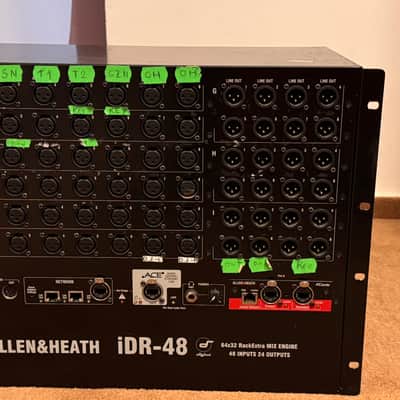 Allen & Heath iDR-48 MixRack with M-DANTE-A Dante Card image 2