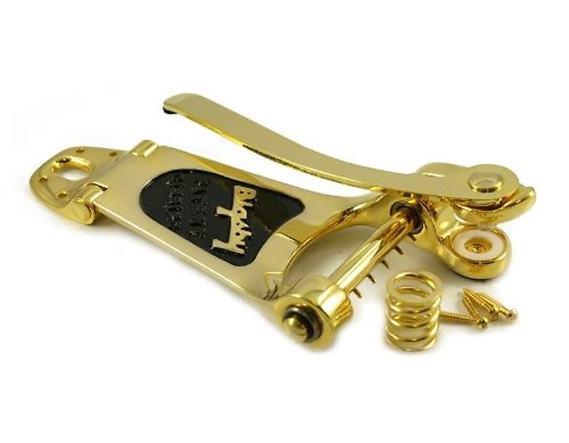 NEW Bigsby B3G Gold Lefty Tremolo Bar for Gretsch, Gibson, Epiphone & Guild Archtop Guitars image 1