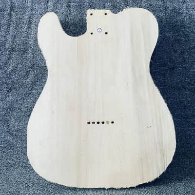 Unfinished Basswood Guitar Telecaster Tele Style Body, Humbucker Neck Pickup image 5