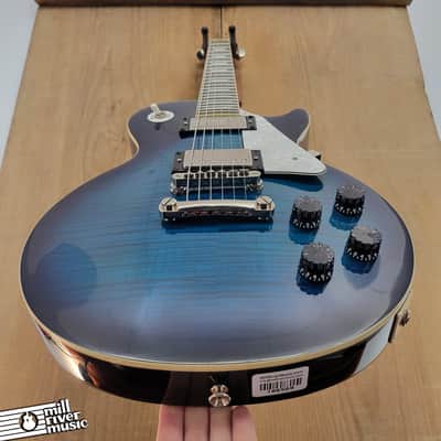 Epiphone Les Paul Standard Plus 2012 Blue Burst Used image 7