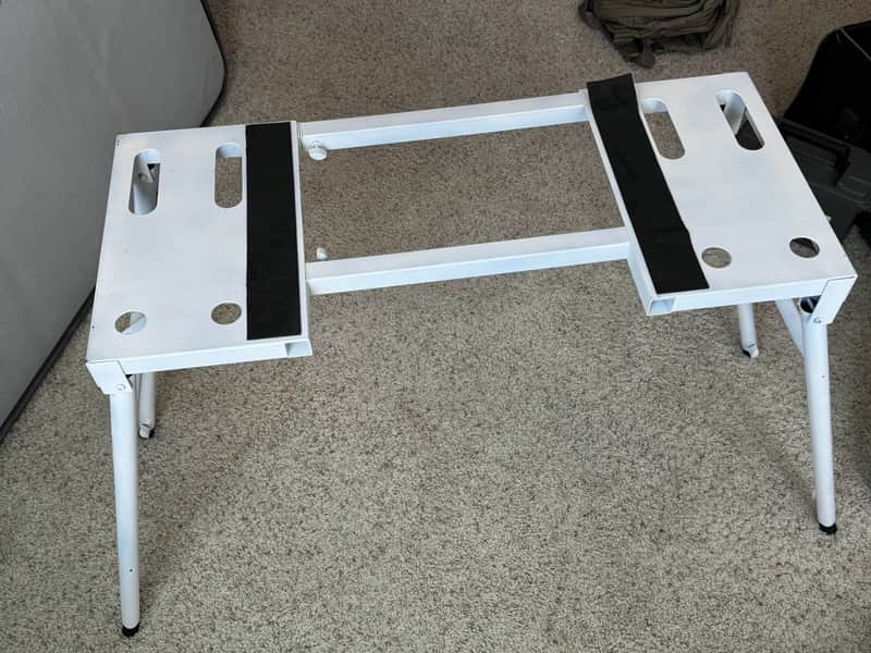 On Stage KS7150 Table Top DJ Keyboard Synthesizer Stand 2023 - White image 1