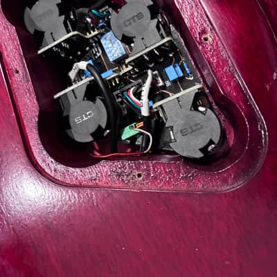 2019 Gibson Les Paul Traditonal Pro V Relic Satin Wine Red image 21