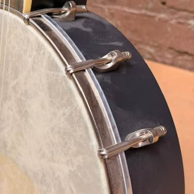 Vintage Recording King Lined Fretless Open-Back Banjo image 8