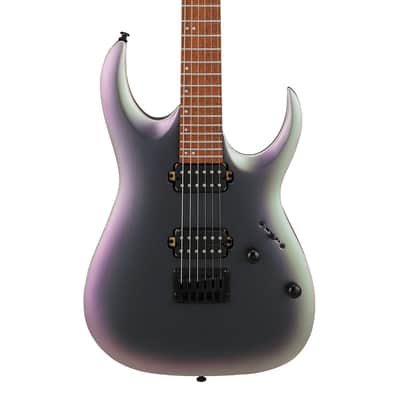 Used Ibanez RGA42EXBAM RGA Standard Electric Guitar Black Aurora Burst Matte image 1
