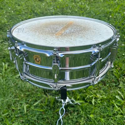 Ludwig LM400 Supraphonic 5x14" 10-Lug Aluminum Snare Drum 1985 - Present - Chrome-Plated image 6